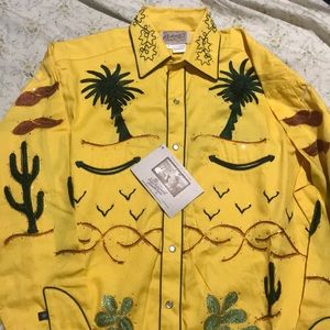 Gold Porter Wagoner Vintage Western Shirt